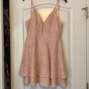Lace Pink Dress